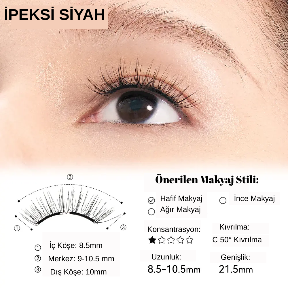 Maglash Manyetik Kirpik Kiti