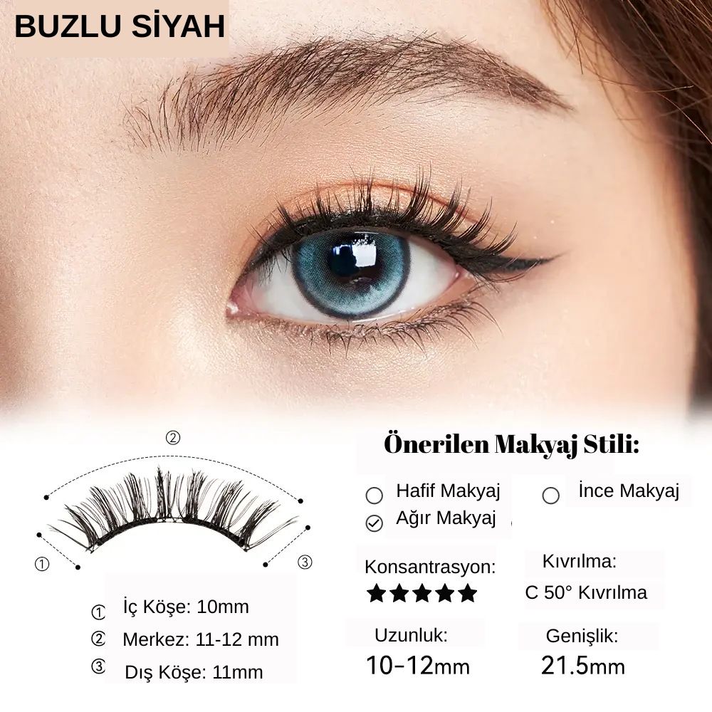 Maglash Manyetik Kirpik Kiti