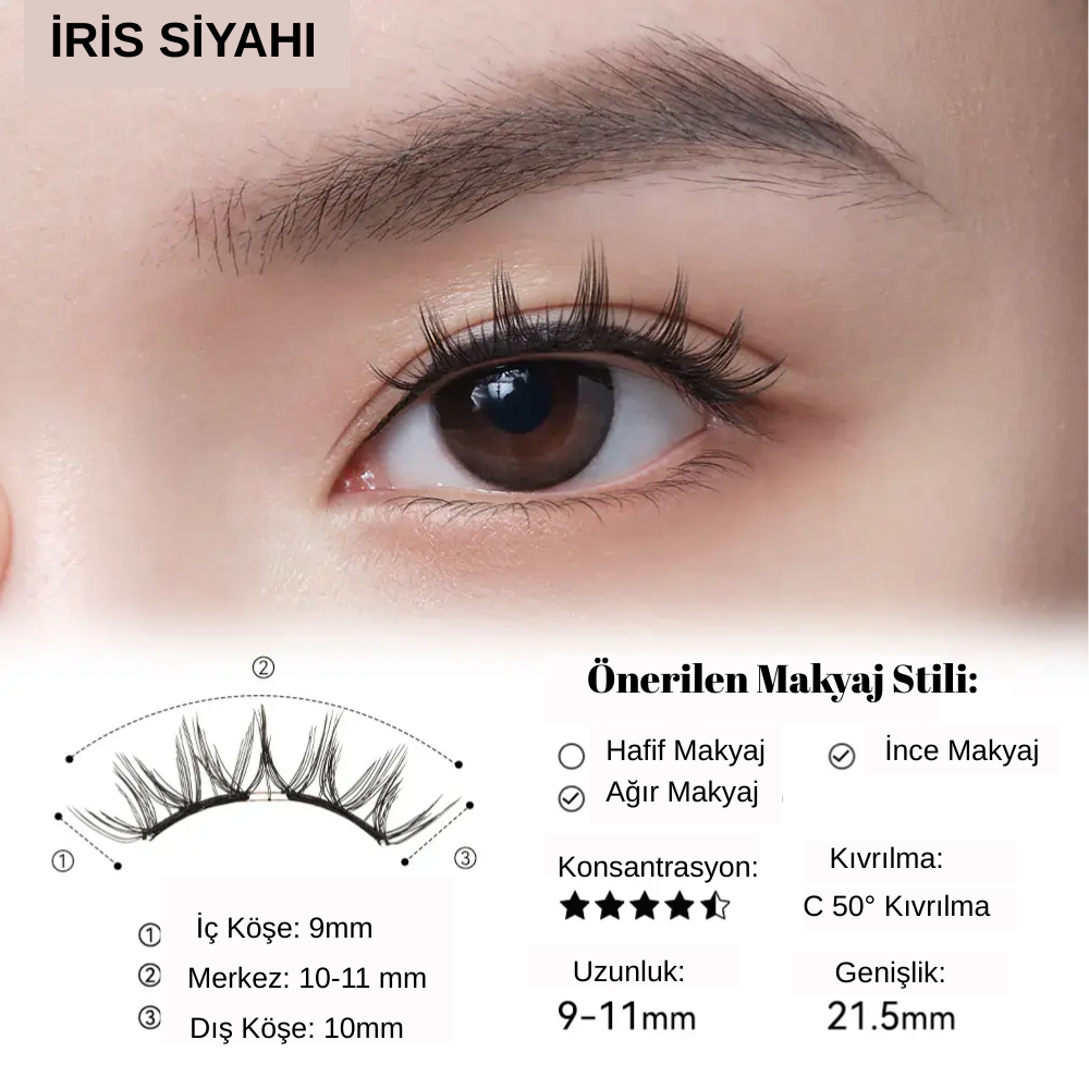 Maglash Manyetik Kirpik Kiti