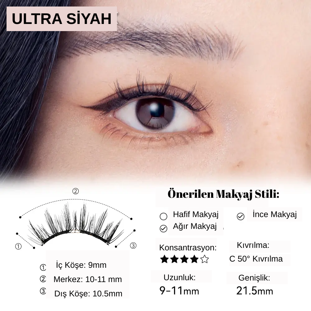 Maglash Manyetik Kirpik Kiti